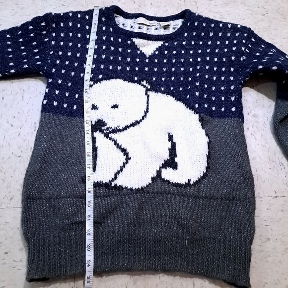 Kersh | Blue, white & grey polar bear knit sweater - Picture 7 of 8